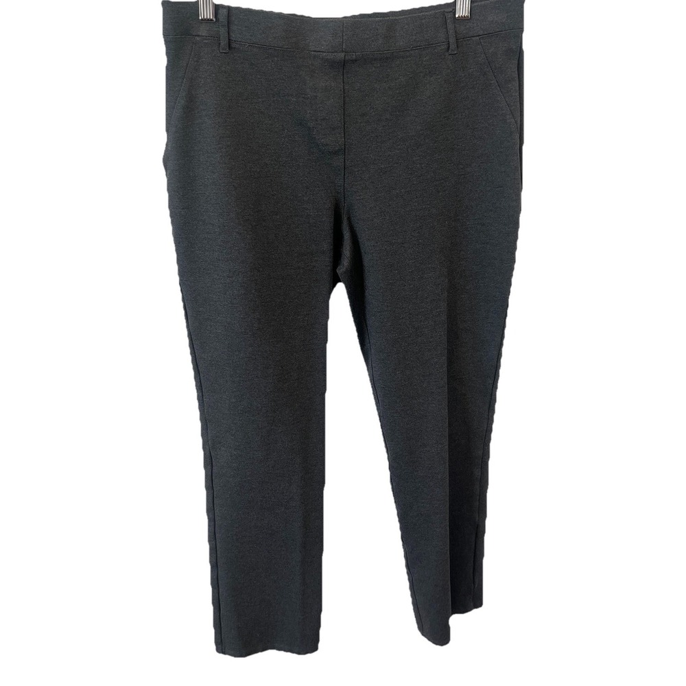 Quince Gray Ultra Stretch Ponte Pull On Pants Womens size Large